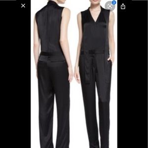 Rag & Bone satin tux jumper.